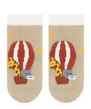Beige Falke Baby Balloon Animals Slippers Baby House Socks & Slippers | 590-FHQUNP