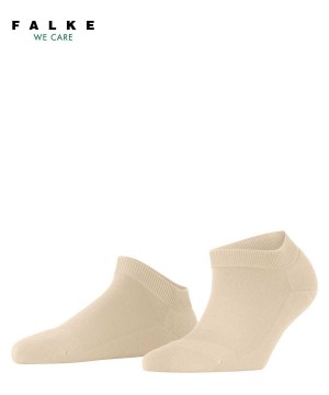 Beige Falke ClimaWool Sneaker socks Women Socks | 485-OGACMJ