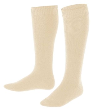 Beige Falke Comfort Wool Knee-high Socks Kids' Socks | 315-HNDVZF