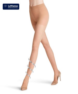 Beige Falke Energize 30 DEN Tights Women Tights | 068-YQMCDW