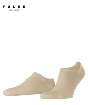 Beige Falke Family Invisibles Men No Show Socks | 351-EUCRAM