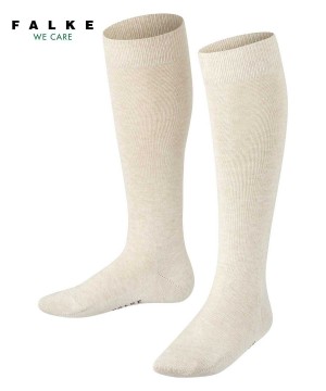 Beige Falke Family Knee-high Socks Kids' Socks | 046-GJFNLK