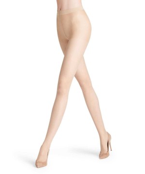 Beige Falke Invisible Deluxe 8 DEN Tights Women Tights | 376-QPHMDN