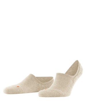 Beige Falke Keep Warm Invisibles Men No Show Socks | 790-XWQOLD