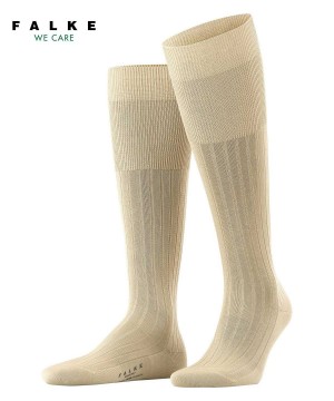Beige Falke Milano Knee-high Socks Men Socks | 018-PNUQGR