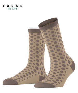 Beige Falke Mirage Dot Socks Women Socks | 426-DRIJQK