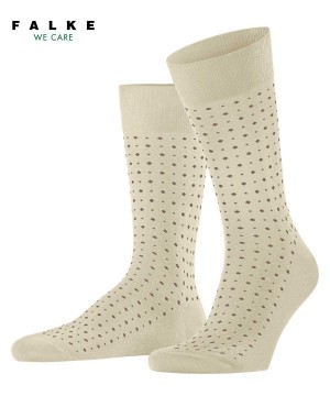 Beige Falke Polished Dot Socks Men Socks | 091-HDNAEU