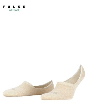 Beige Falke Step High Cut Invisibles Men No Show Socks | 785-CZUVJH