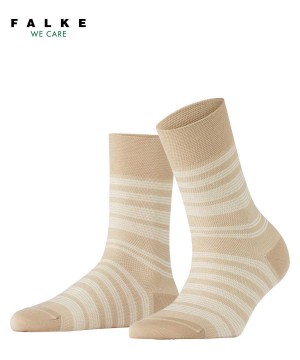 Beige Falke Sunset Stripe Socks Women Socks | 216-JGOHRX