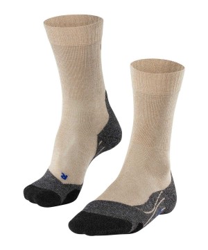 Beige Falke TK2 Explore Cool Trekking Socks Men Socks | 267-KSOGUZ
