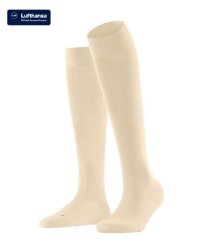 Beige Falke Vitalizer Knee-high Socks Women Socks | 461-ODKSJC