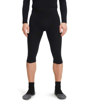 Black Falke 3/4 Tights Warm Men Tights | 492-OGYEZF