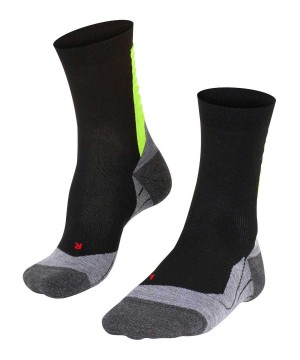 Black Falke Achilles Socks Health Men Socks | 283-YWTBUJ
