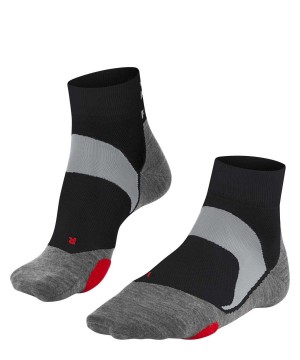 Black Falke BC5 Endurance Biking Short sock Women Sports Socks | 268-VQMJWR