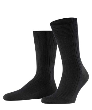Black Falke Bristol Pure Socks Men Socks | 347-FRJUDE
