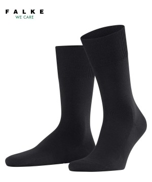 Black Falke ClimaWool Socks Men Socks | 075-AKJPHC