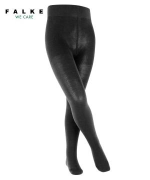 Black Falke Family Tights Kids' Tights | 487-NCYFBO