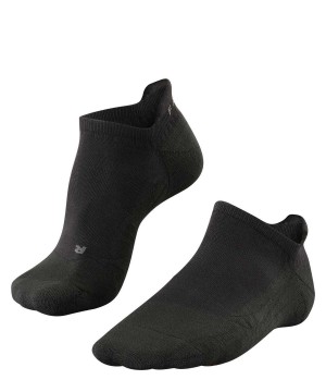 Black Falke GO2 Invisible Golf Invisibles Men No Show Socks | 913-ZHCTAJ