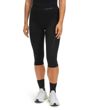 Black Falke Impulse Running Tights Health Women Tights | 351-TVWCQL