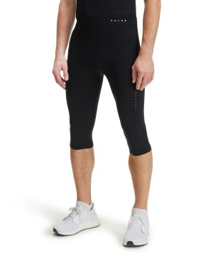 Black Falke Impulse Running Tights Men Tights | 248-HUFLIP