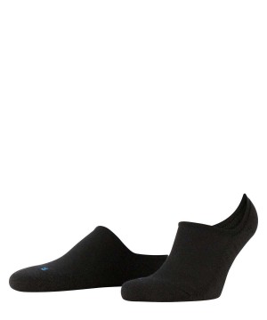 Black Falke Keep Warm Invisibles Men No Show Socks | 861-LUYMAP