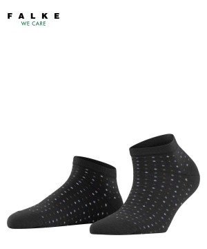 Black Falke Multispot Sneaker socks Women Socks | 746-QIHWFP