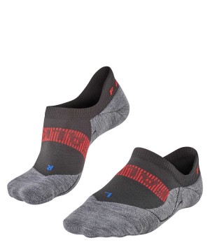 Black Falke RU4 Endurance Cool Invisible Running Invisibles Men No Show Socks | 781-EMJGXH