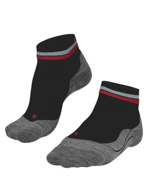 Black Falke RU4 Endurance Short Reflect Running Short sock Women Sports Socks | 209-IRHUKW