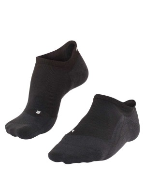 Black Falke RU4 Light Performance Invisible Running Invisibles Women Sports Socks | 429-WIZRCE