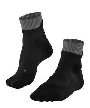 Black Falke RU Trail Running Socks Women Sports Socks | 870-YOWIDC
