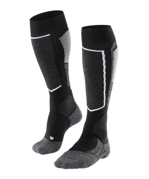 Black Falke SK2 Intermediate Skiing Knee-high Socks Women Sports Socks | 587-IBHDMS