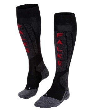 Black Falke SK5 Expert Skiing Knee-high Socks Women Sports Socks | 590-GCSDMY