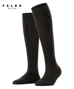 Black Falke Sensitive Berlin Knee-high Socks Women Socks | 259-ZINBEV