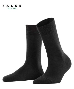 Black Falke Sensitive Berlin Socks Women Socks | 485-VMYKAC