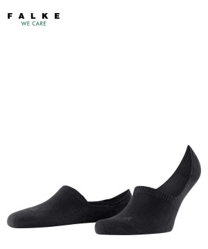 Black Falke Step High Cut Invisibles Men No Show Socks | 036-LUQJIB