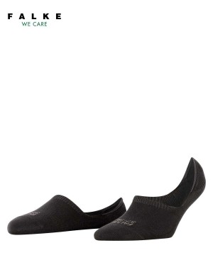 Black Falke Step High Cut Invisibles Women No Show Socks | 247-UOTRSW