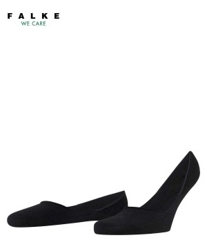 Black Falke Step Medium Cut Box Invisibles Men No Show Socks | 958-GOWXIZ