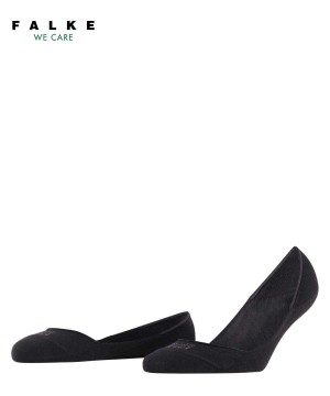 Black Falke Step Medium Cut Box Invisibles Women No Show Socks | 843-VCLPKY