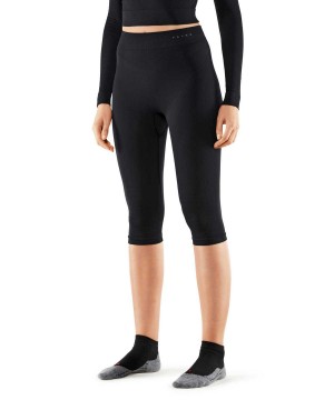 Black Falke Tights Maximum Warm Women Tights | 963-KIHDNP