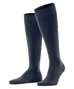 Blue Falke Airport Knee-high Socks Men Socks | 620-QWDXKT
