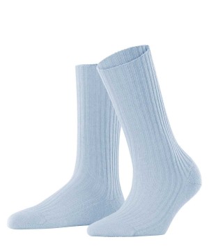 Blue Falke Cosy Wool Boot Socks Women Socks | 354-FJUQVK