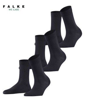 Blue Falke Cotton Touch 3-Pack Socks Women Socks | 809-YWTRSX