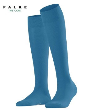 Blue Falke Cotton Touch Knee-high Socks Women Socks | 812-JFICWU