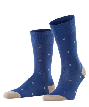 Blue Falke Dot Socks Men Socks | 852-XMNBCW