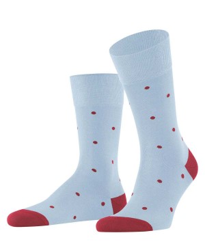 Blue Falke Dot Socks Men Socks | 870-FAMSPZ