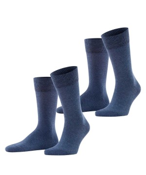 Blue Falke Happy 2-Pack Socks Men Socks | 694-YUEQMK