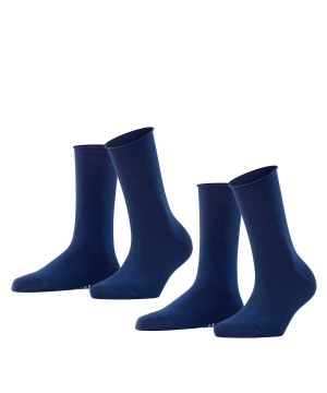Blue Falke Happy 2-Pack Socks Women Socks | 862-UKZBMY