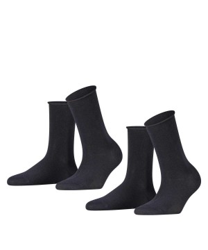 Blue Falke Happy 2-Pack Socks Women Socks | 582-XKYVQR