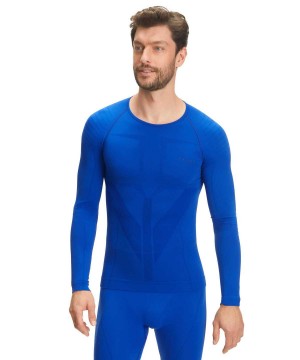 Blue Falke Long sleeve shirt Warm Men Long Sleeve T-Shirts | 018-UQJEGM