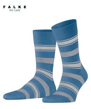 Blue Falke Marina Stripe Socks Men Socks | 981-LZHMSX
